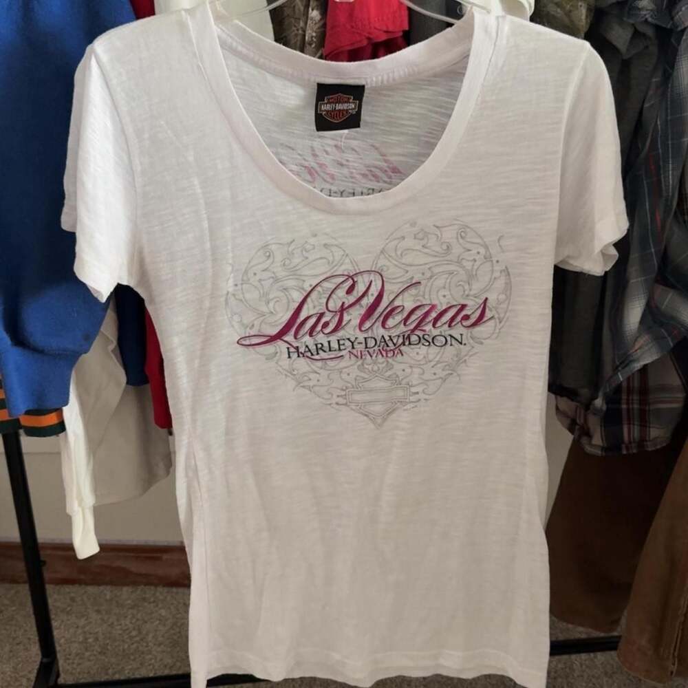 Harley-Davidson Las Vegas Heart Graphic T-Shirt